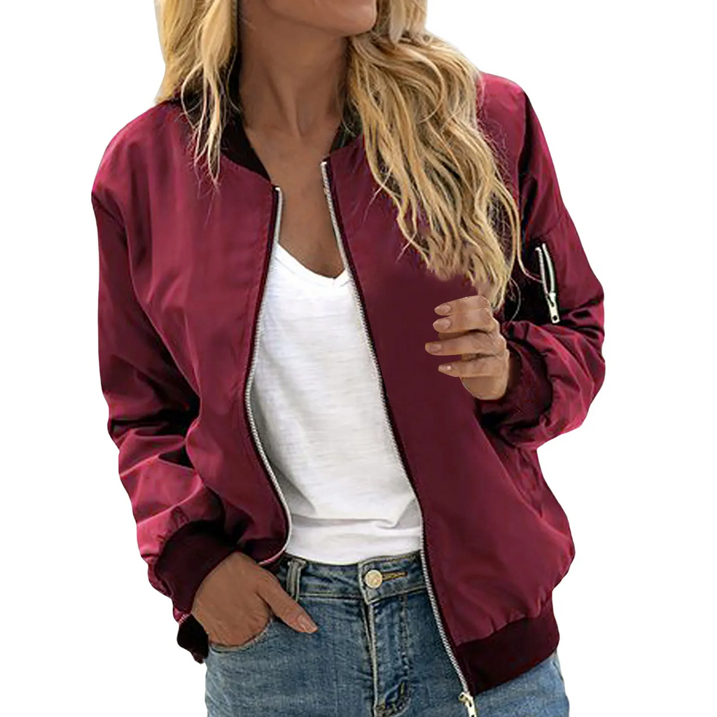 Valenzora | Klassische Freizeit-Bomberjacke für Damen