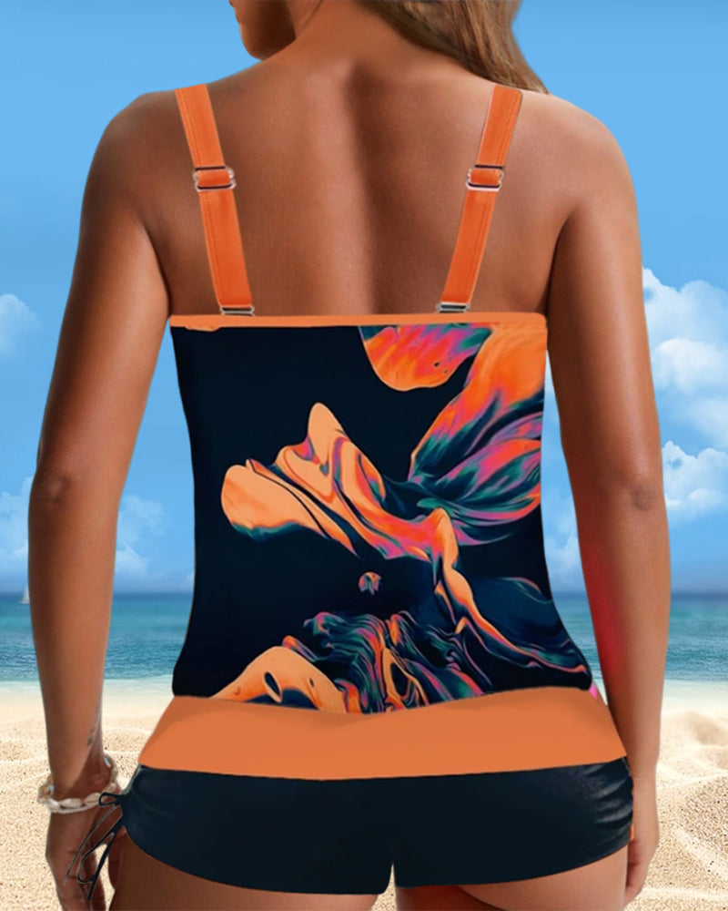 Valenzora | Tankini-Badeanzug mit stilvollem Druck