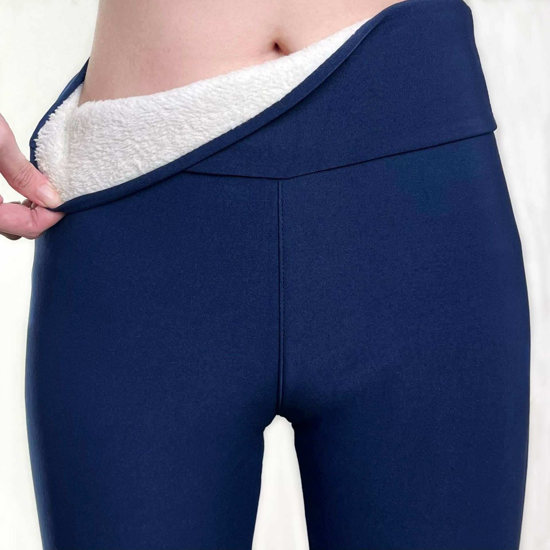 Valenzora | Elegante Fleece-Leggings mit hohem Bund und Wolle