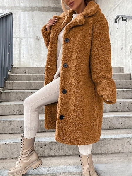 an elegant winter dress