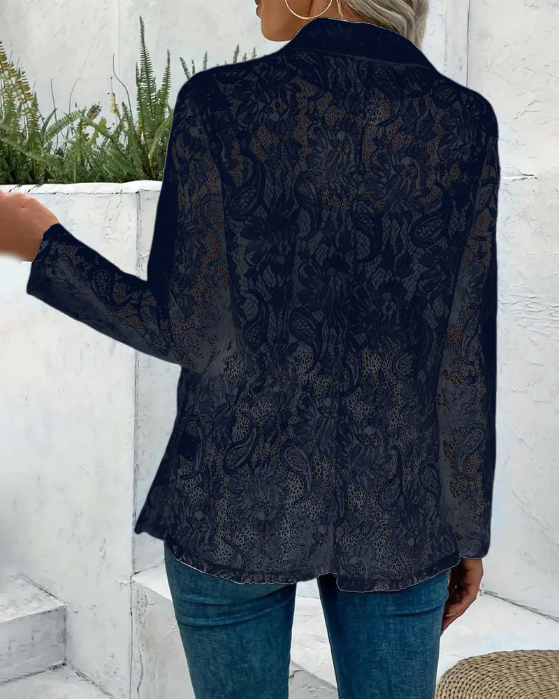 Valenzora | Elegant blazer with lace