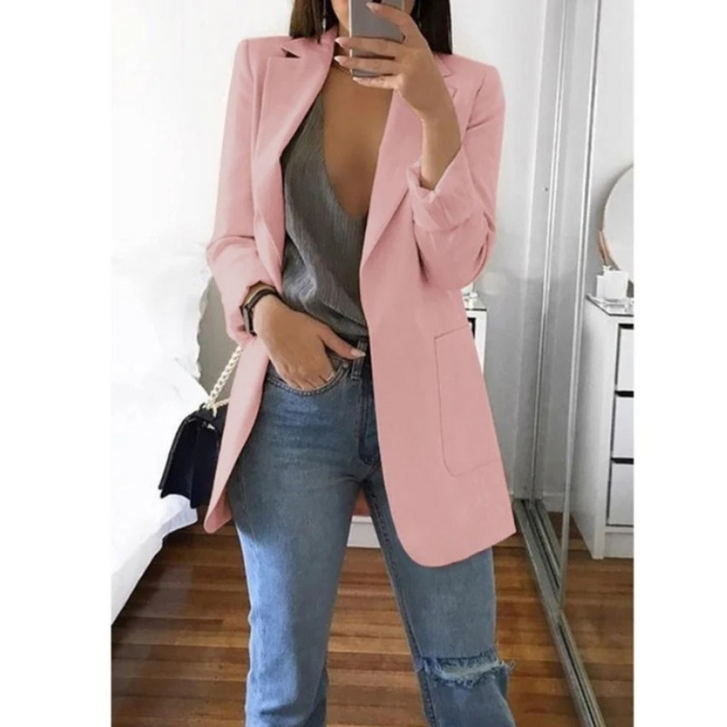 Valenzora | Langer Blazer Damenblazer