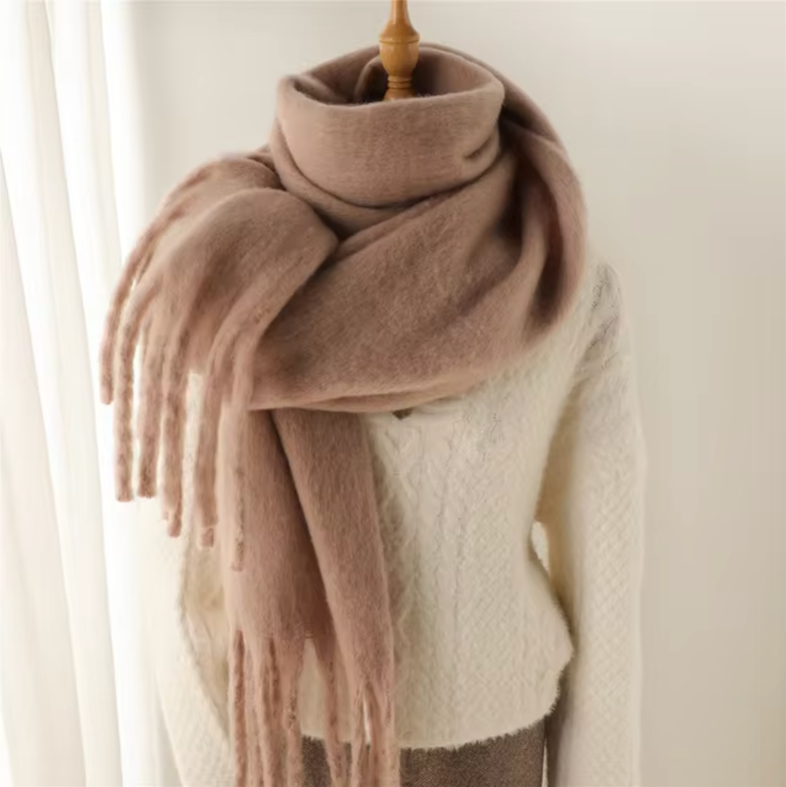 Valenzora | Cashmere winter scarf