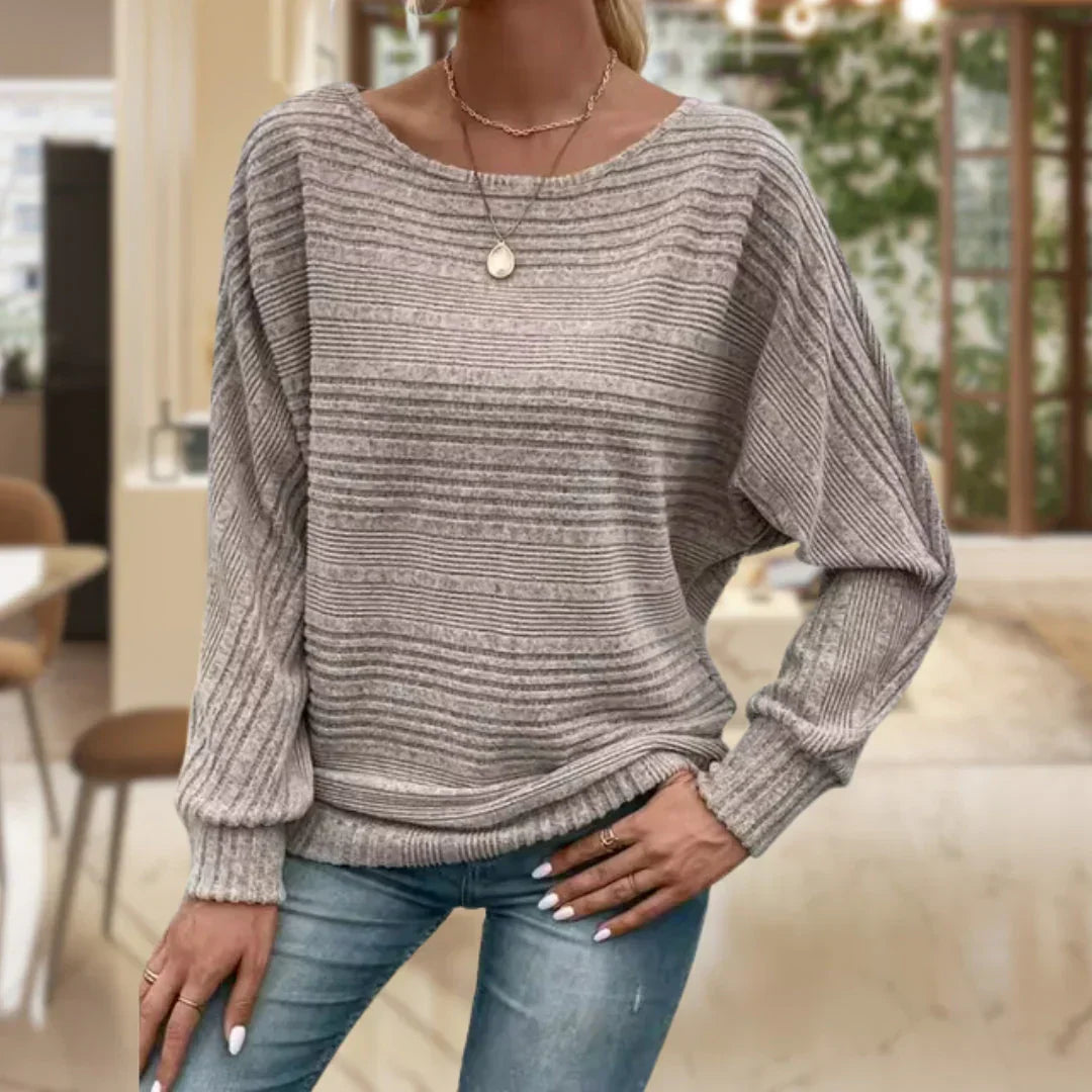 – Cotton knit sweater