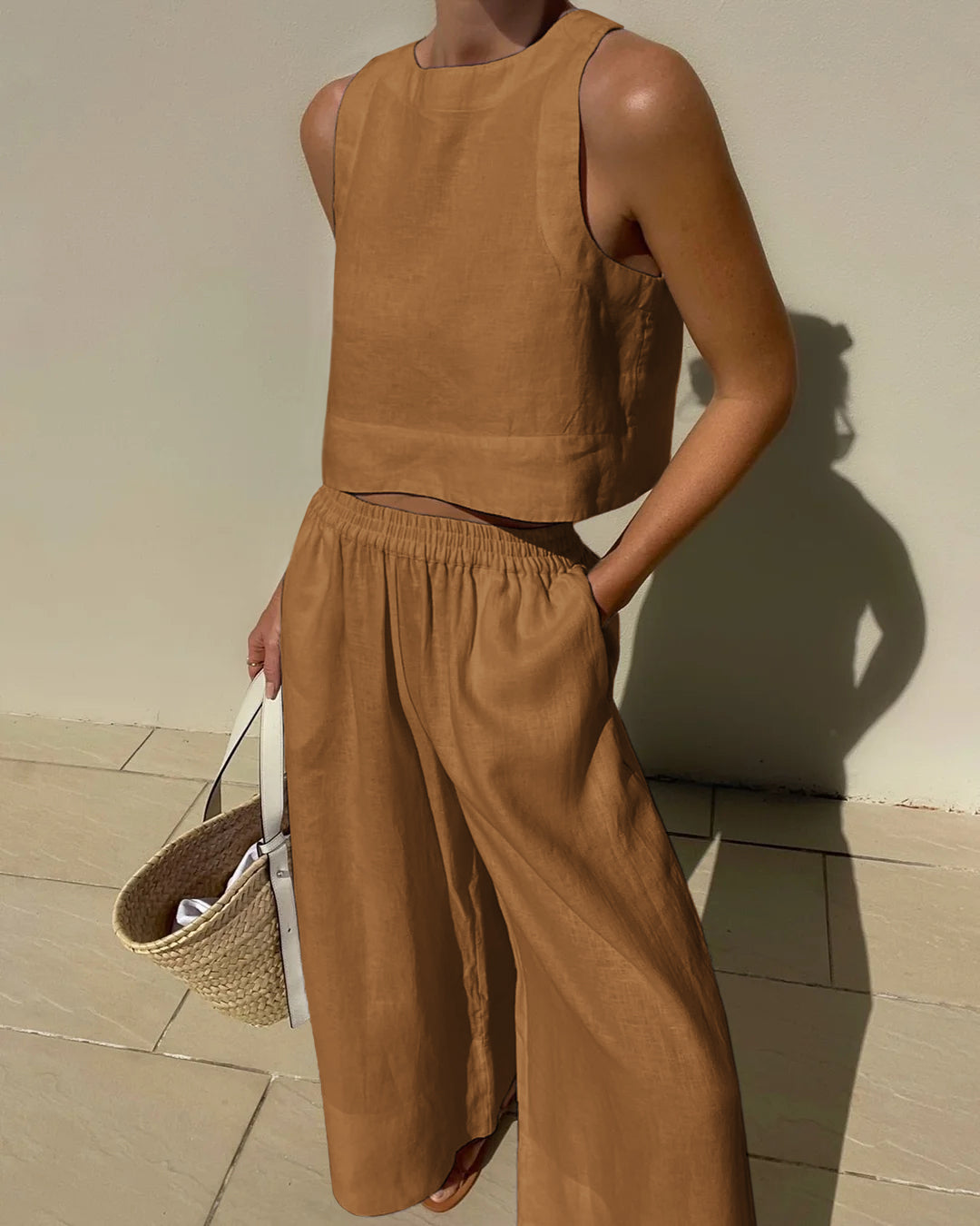 Valenzora | Two-piece linen set