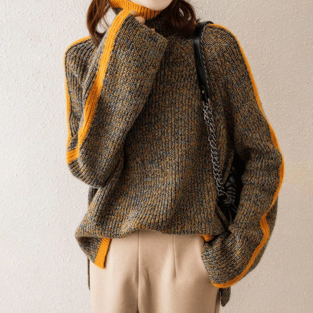 Ravelyn™ Strickpullover mit Rollkragen