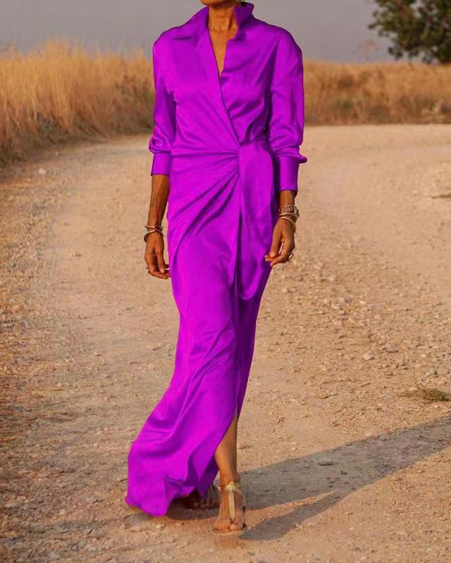 Valenzora | Lefèvre Modisches Seidenkleid