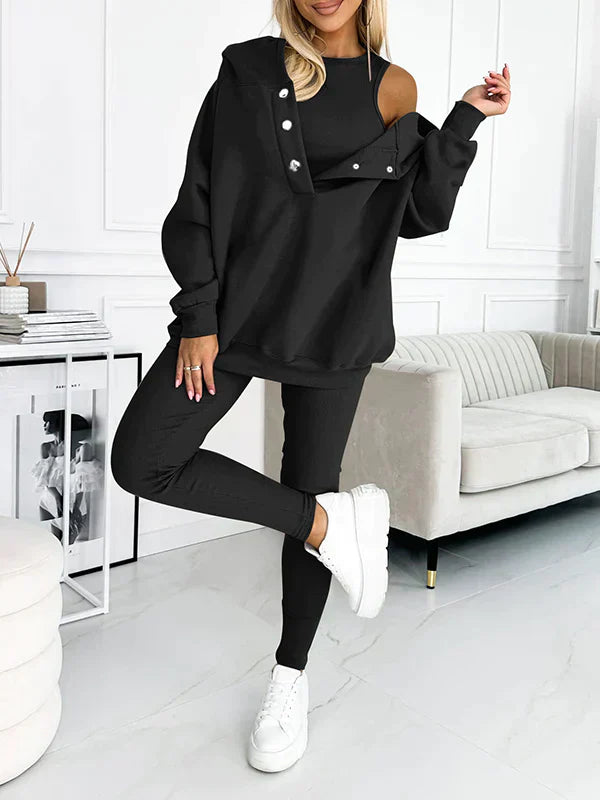 Fillie™ - Kapuzen-Sweatshirt-Anzug