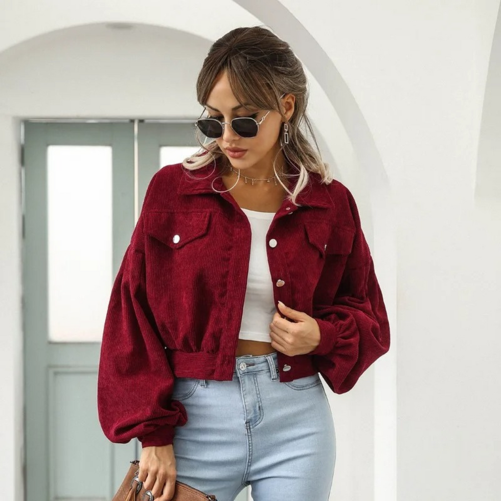 Valenzora | Sky Blue Simple Windproof Women's Summer Jacket