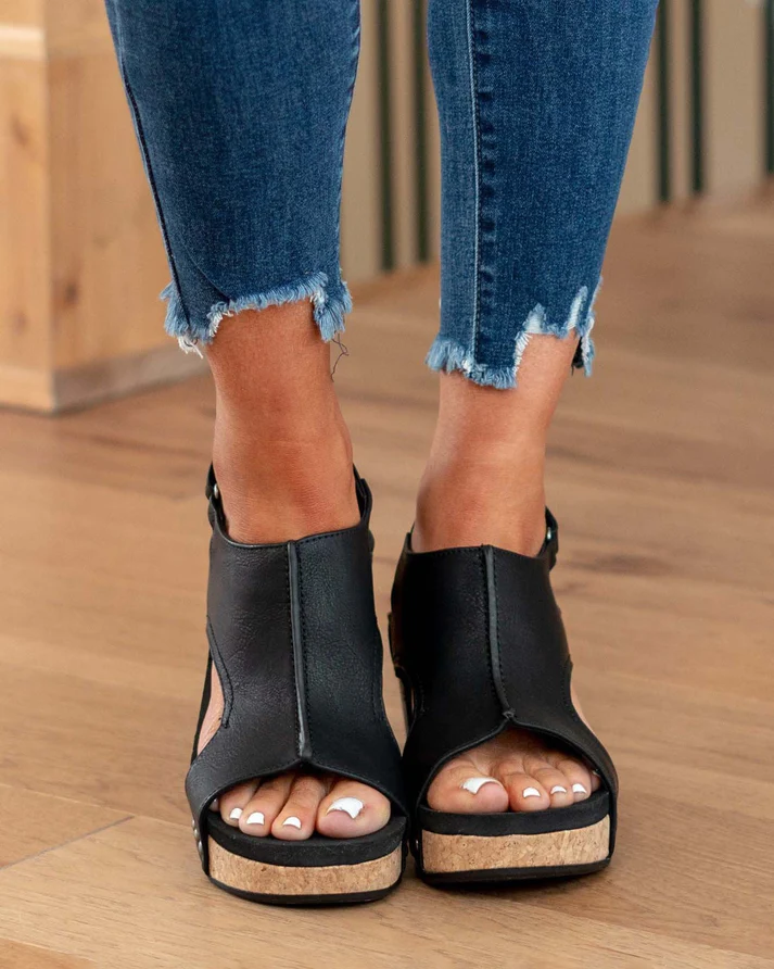 Valenzora | Trendige Damen-Sandalen mit Keilabsatz und ergonomischem Fußbett