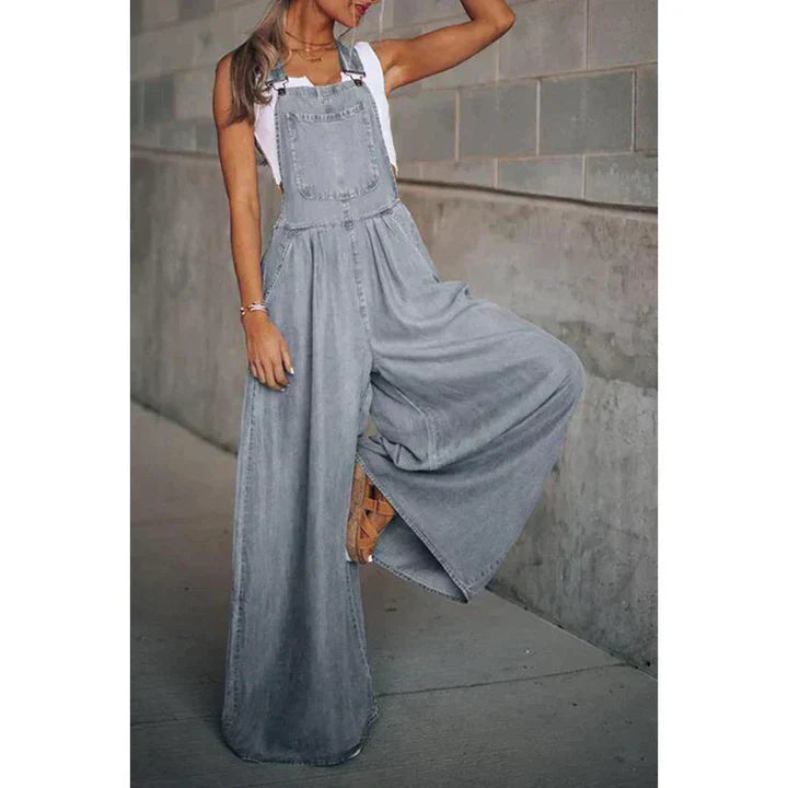 Valenzora | Damen-Jeans-Jumpsuit