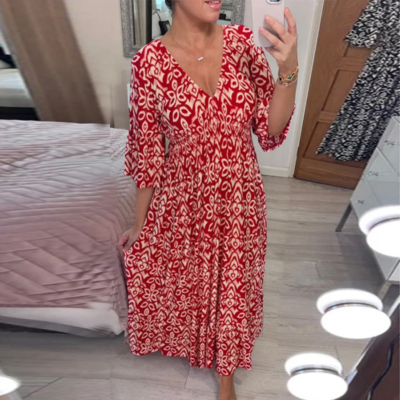 Valenzora | Fashionable women's dress with print