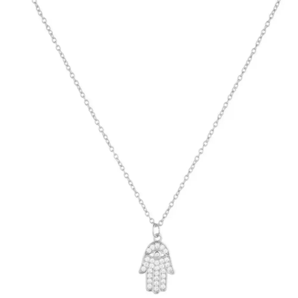 Valenzora | Damen-Schutzanhänger aus Sterlingsilber mit Diamant