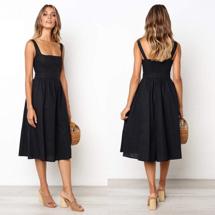 Valenzora | Elegant sleeveless dress for summer