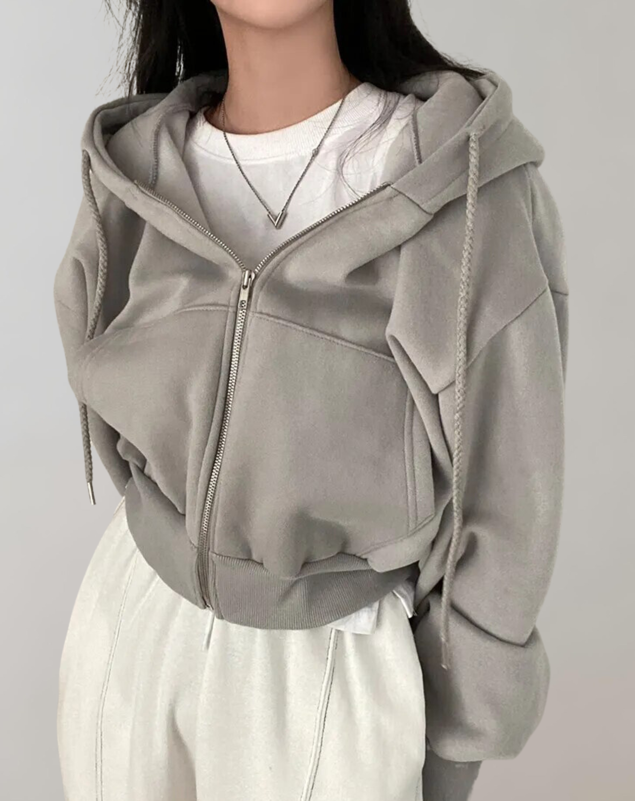 Valenzora – Damen Kapuzenpullover einfarbig