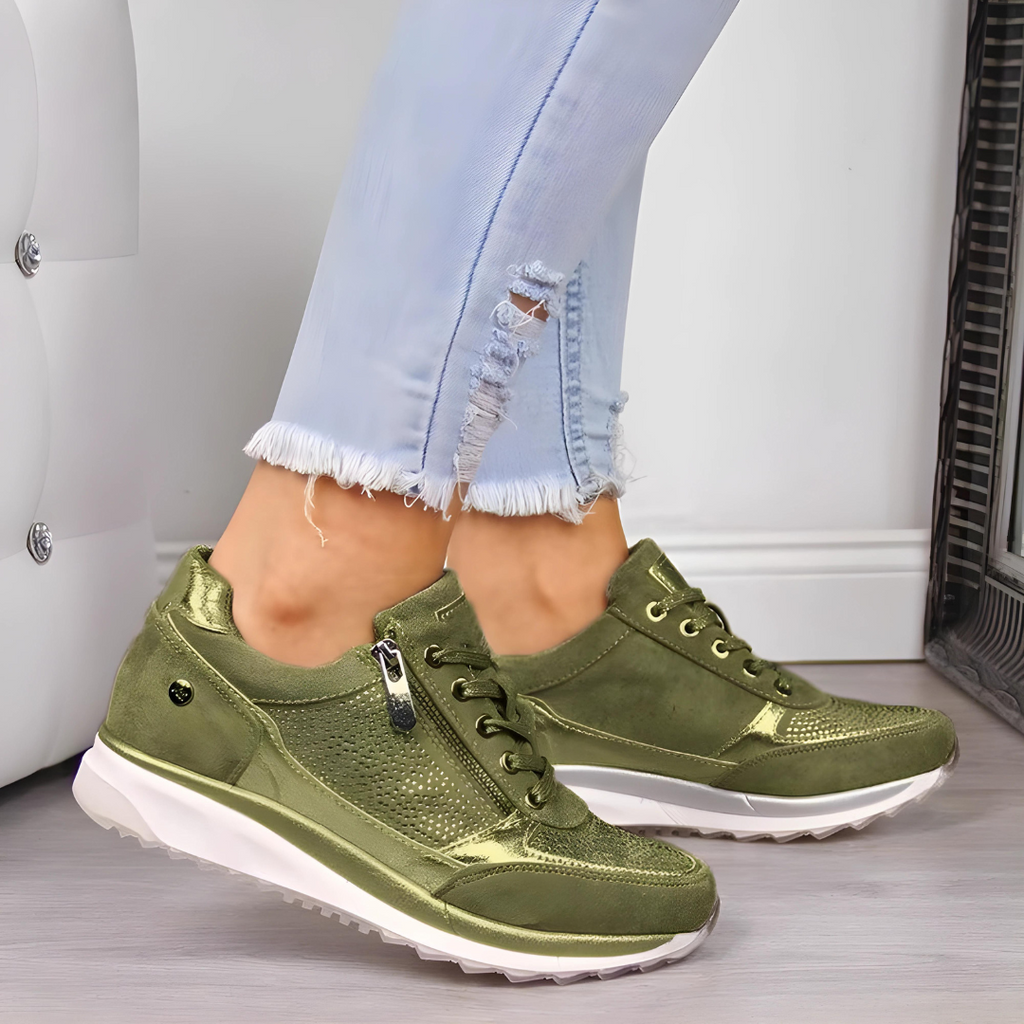 Valenzora - Glamorous, comfortable casual sneakers | Sporty-chic sneakers