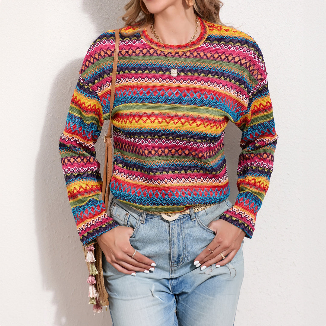 Valenzora | Retro autumn sweater