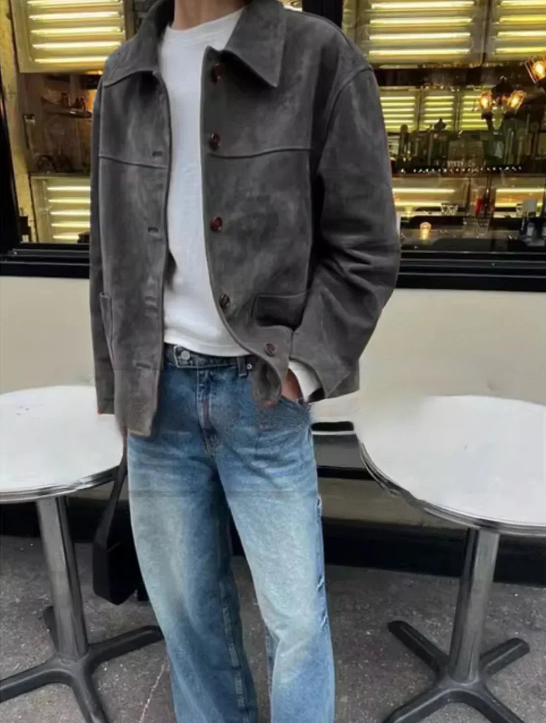 Vintage suede jasper