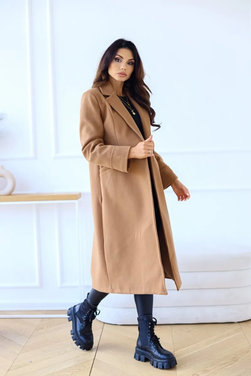 Valenzora | Klassischer langer Trenchcoat mit