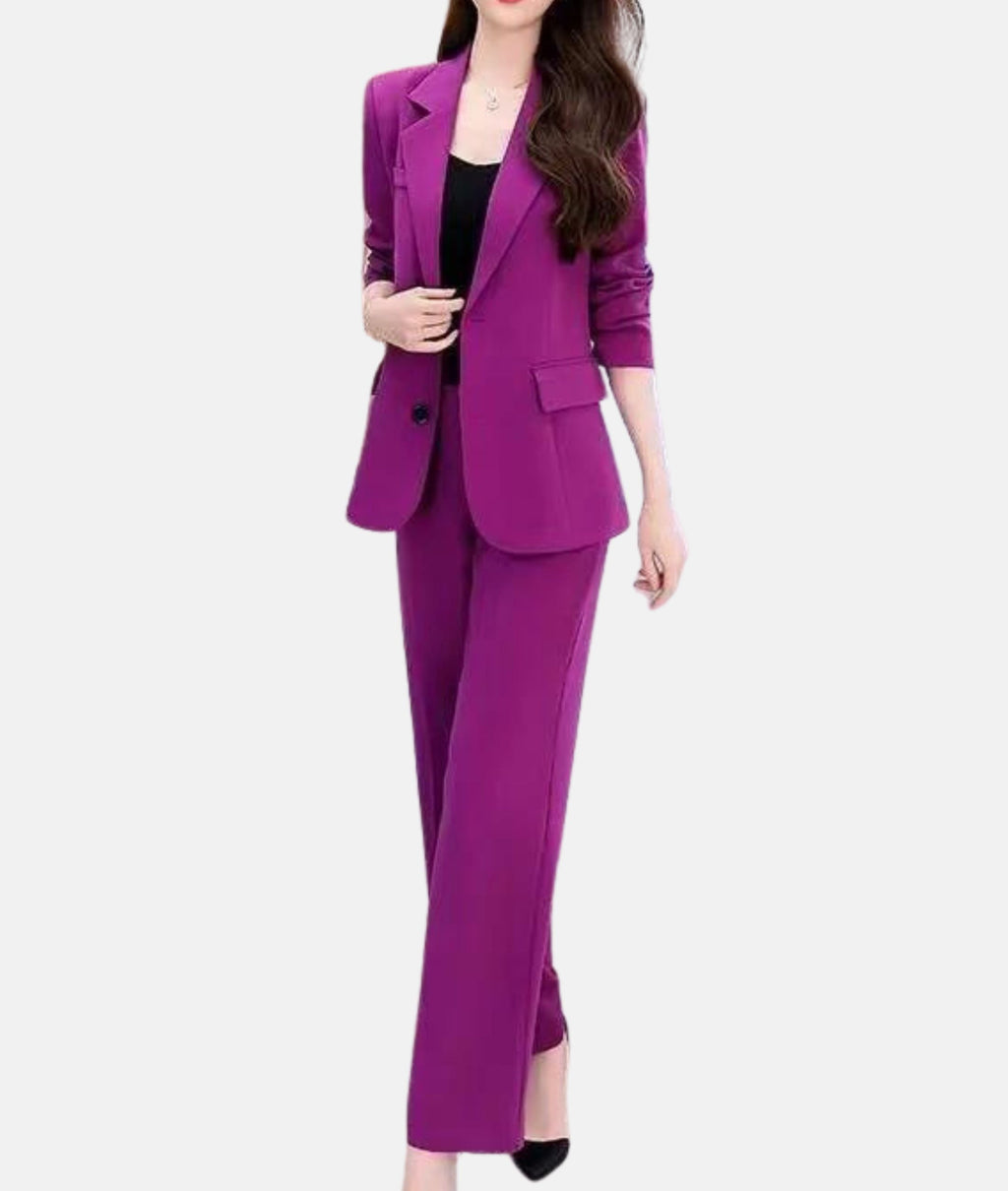 Valenzora | Eleganter Hosenanzug mit tailliertem Blazer