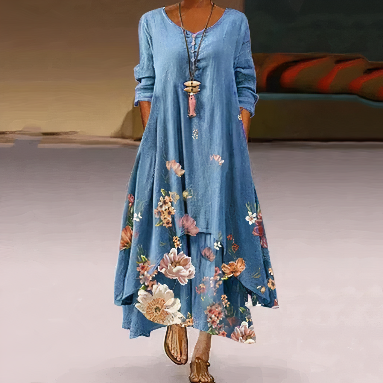 Valenzora | Elegantes Baumwollkleid