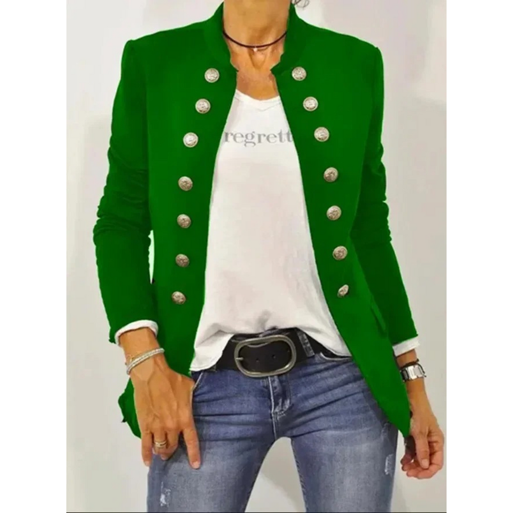 Valenzora – long-sleeved black women's blazer