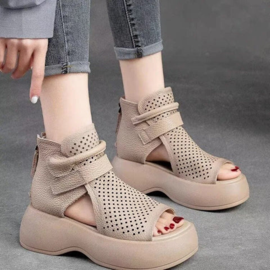 Valenzora | Leather Sandals for Orthopedic Needs