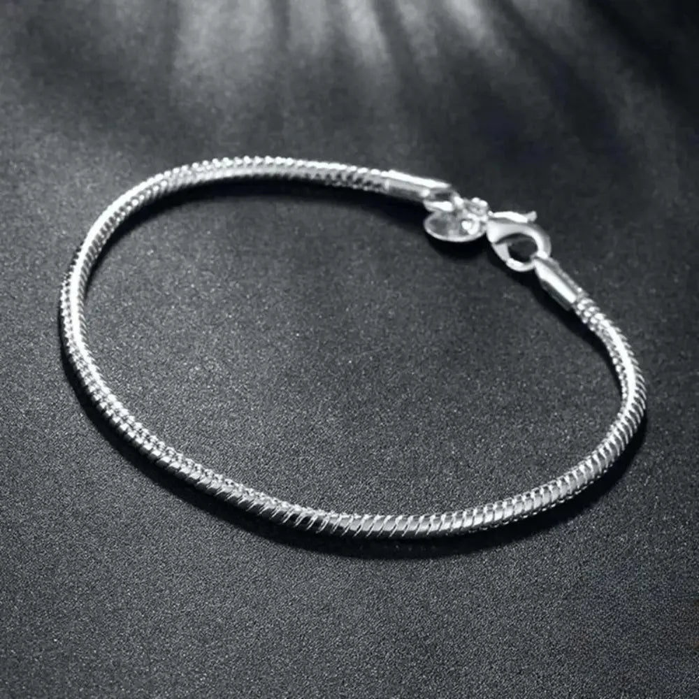 Valenzora | 925 Sterling Silber Charm-Armband für Damen