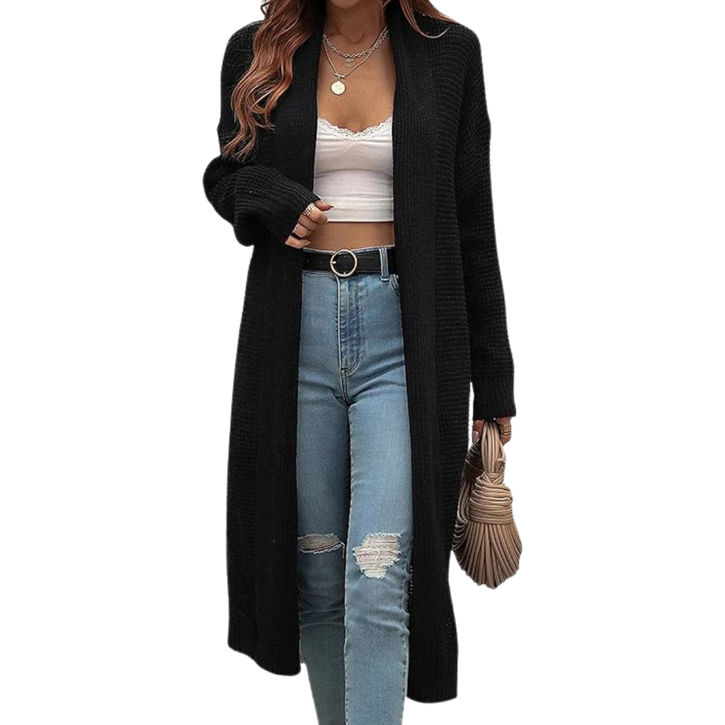 Valenzora | Long Open Cardigan for Women