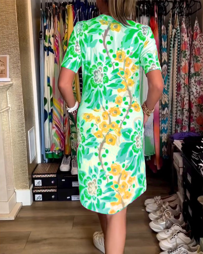 Valenzora | Women's Floral Pattern Dress