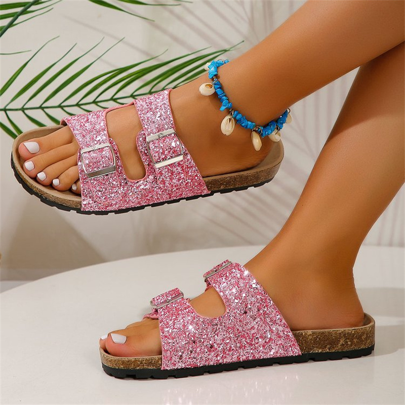Valenzora - Glitter sandals