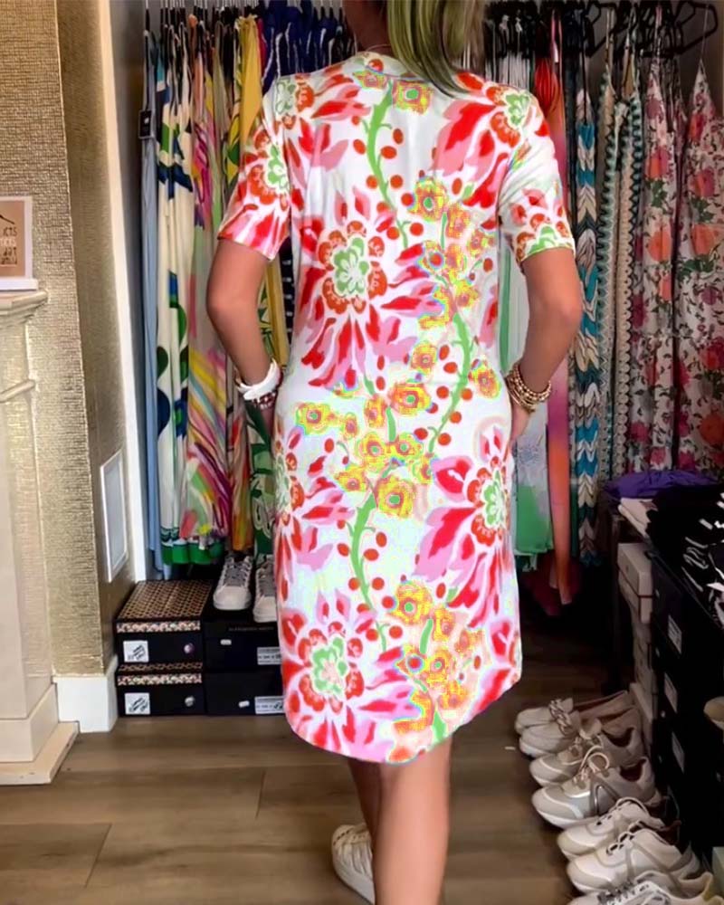 Valenzora | Women's Floral Pattern Dress