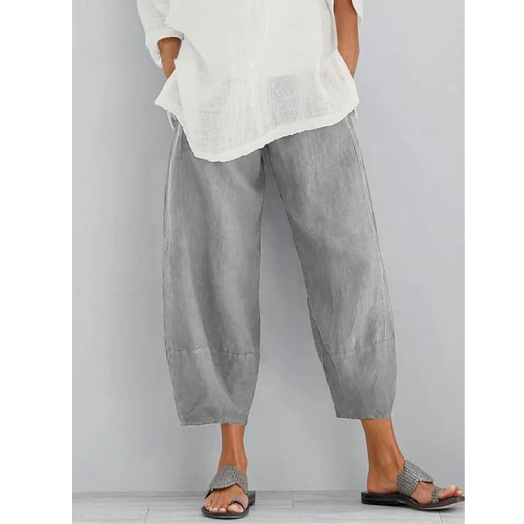 Valenzora | Linen leisure trousers