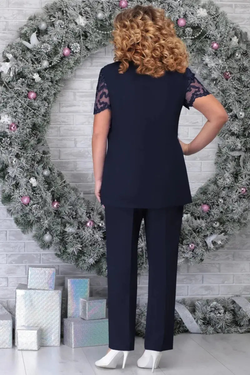 Valenzora | 3-teiliges Chiffon-Hochzeitskleid-Set für Damen