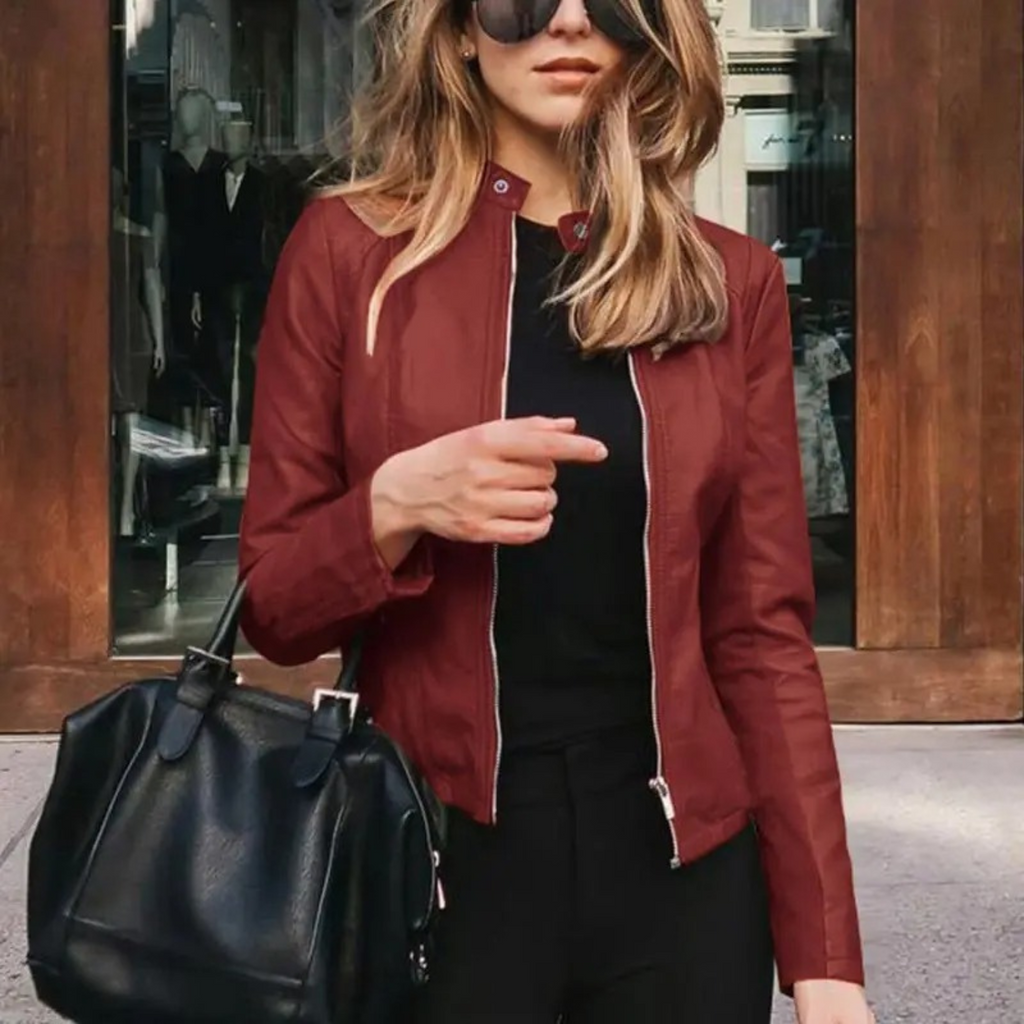 Valenzora - Motorradlederjacke für Damen