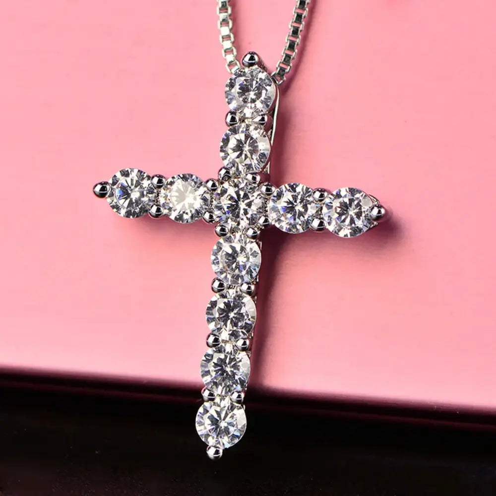 Valenzora | 925 Sterling Silber Kreuz-Anhänger