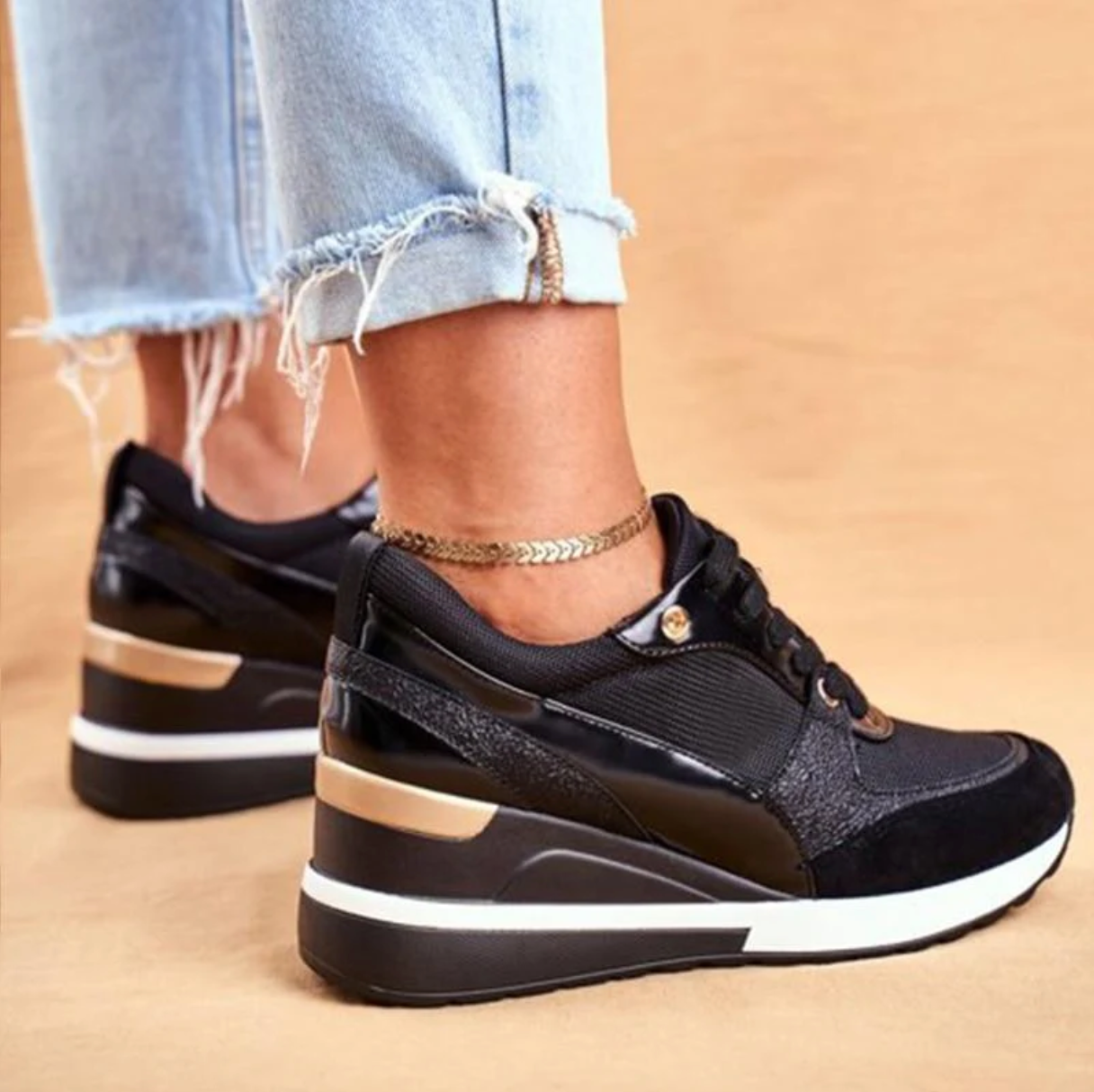 Valenzora | Stylish wedge sneakers