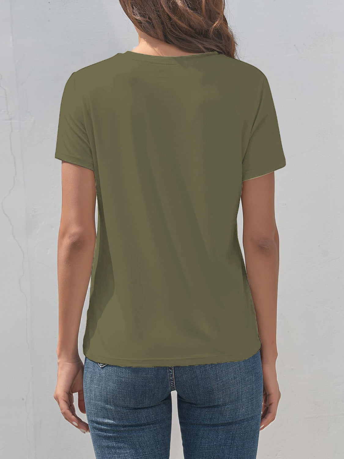 Valenzora | Smile Crew Neck Short Sleeve T-Shirt