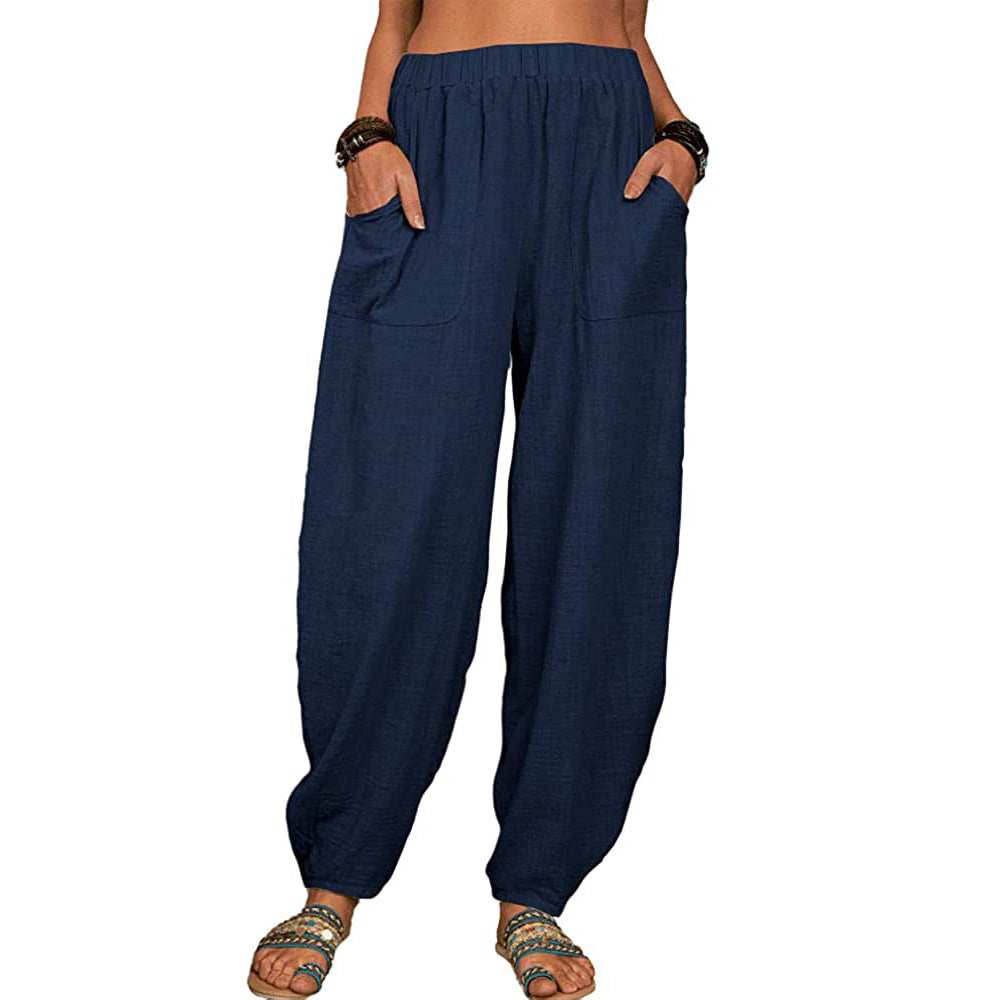 Valenzora | Casual harem pants with pockets