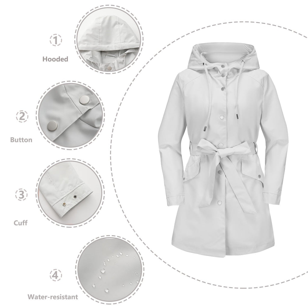 Valenzora | Wasserdichter Trenchcoat