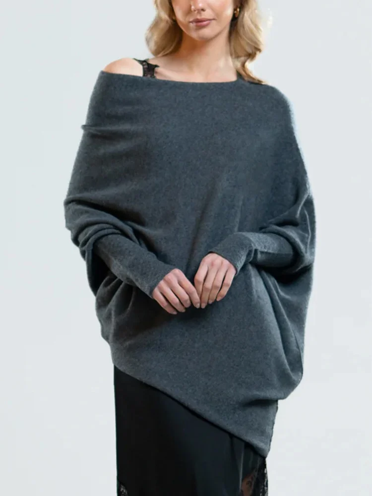 Mariemi™ - Asymmetrically Draped Sweater