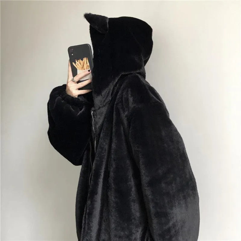 Valenzora | Kunstpelzmantel