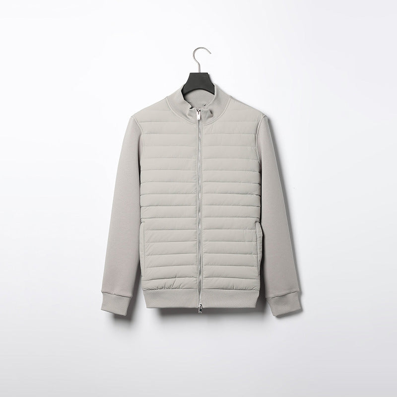 Valenzora | Lightweight stand-up collar cardigan, lined casual jacket with zipper, for spring & autumn