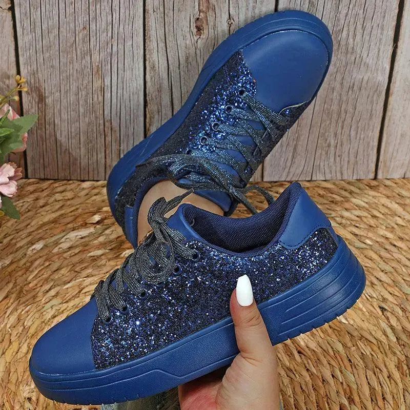 Valenzora | Glitzernde Sneaker mit Pailletten
