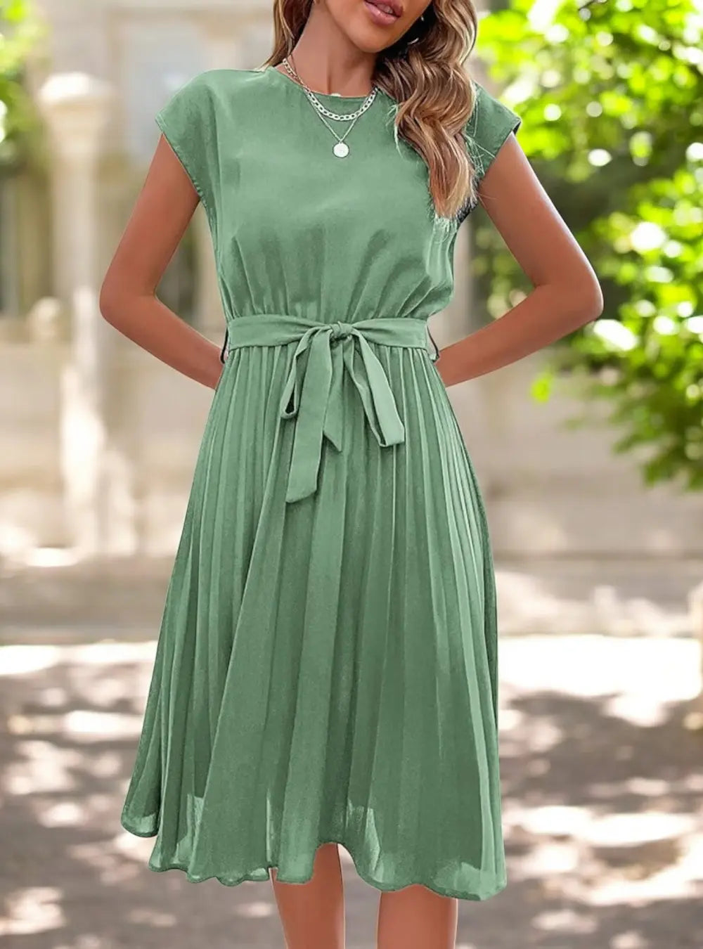 Valenzora | Elegantes Midi-Sommerkleid