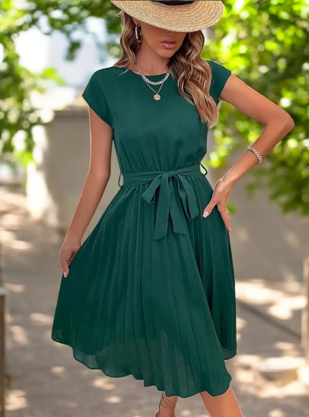 Valenzora | Elegantes Midi-Sommerkleid