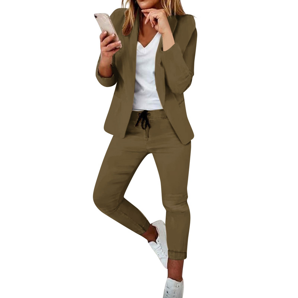 Valenzora Amsterdam | Lässiges Blazer- und Hosen-Set
