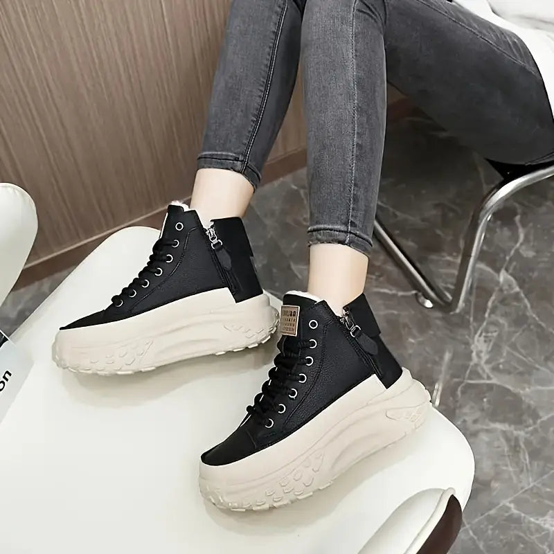 DAMA boots with plush lining
