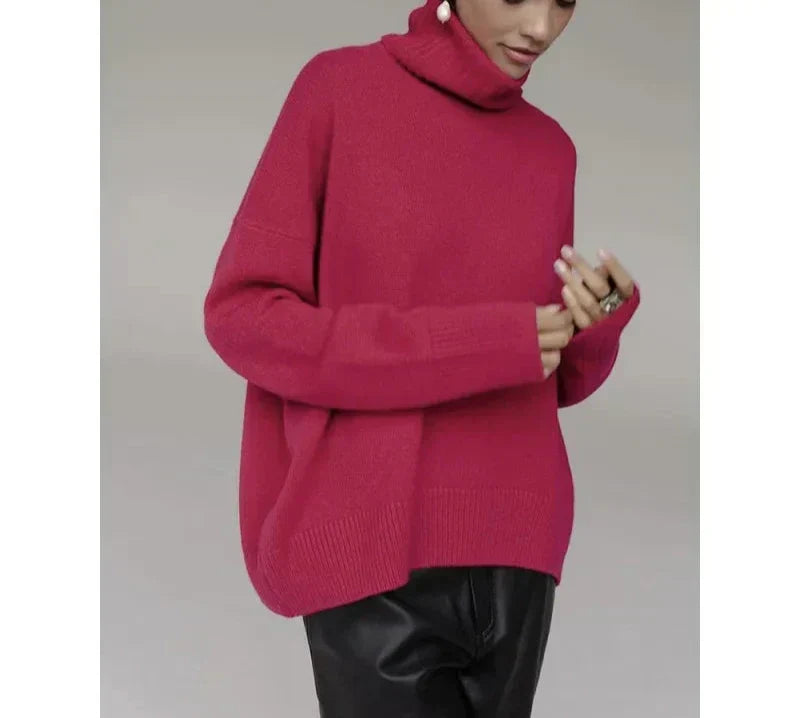 Valenzora | Stylische klassische Rollkragenpullover für Damen im Herbst