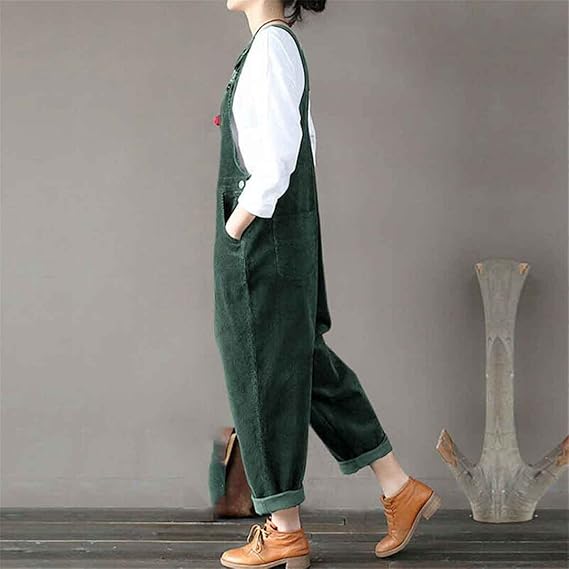 Valenzora - Casual corduroy jumpsuit